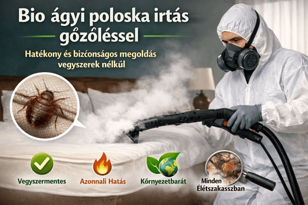 Ágyi poloska irtás Debrecen