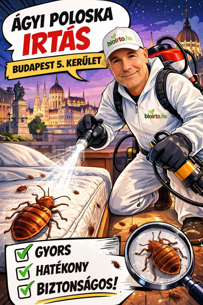 Ágyi poloska irtás Budapest 5. kerület