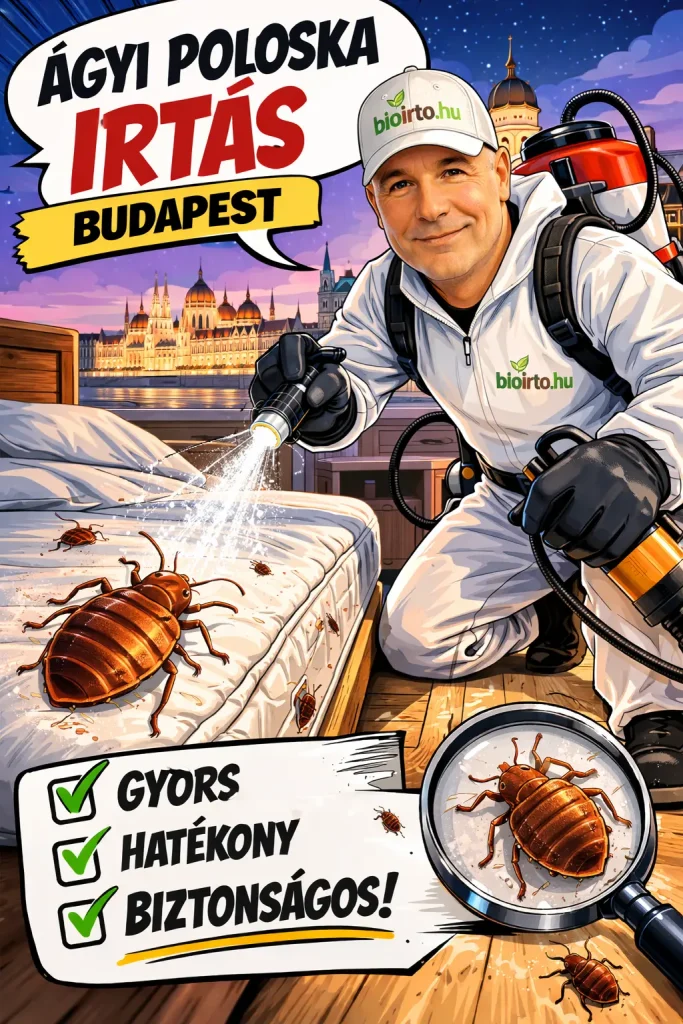 Ágyi poloska írtás Budapest szívében