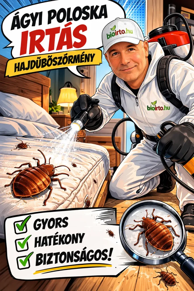 Ágyi poloska irtás Hajdúböszörmény